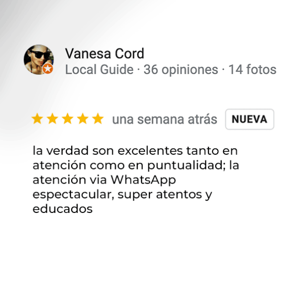 Testimonio visual de clientes de Materiales Moreno