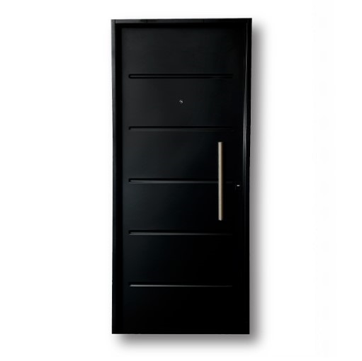 PUERTA CHAPA INYEC NEGRA 80 DER ART300 CAL.20